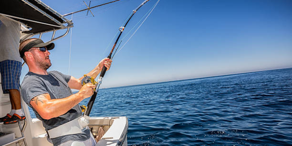 Man fishing